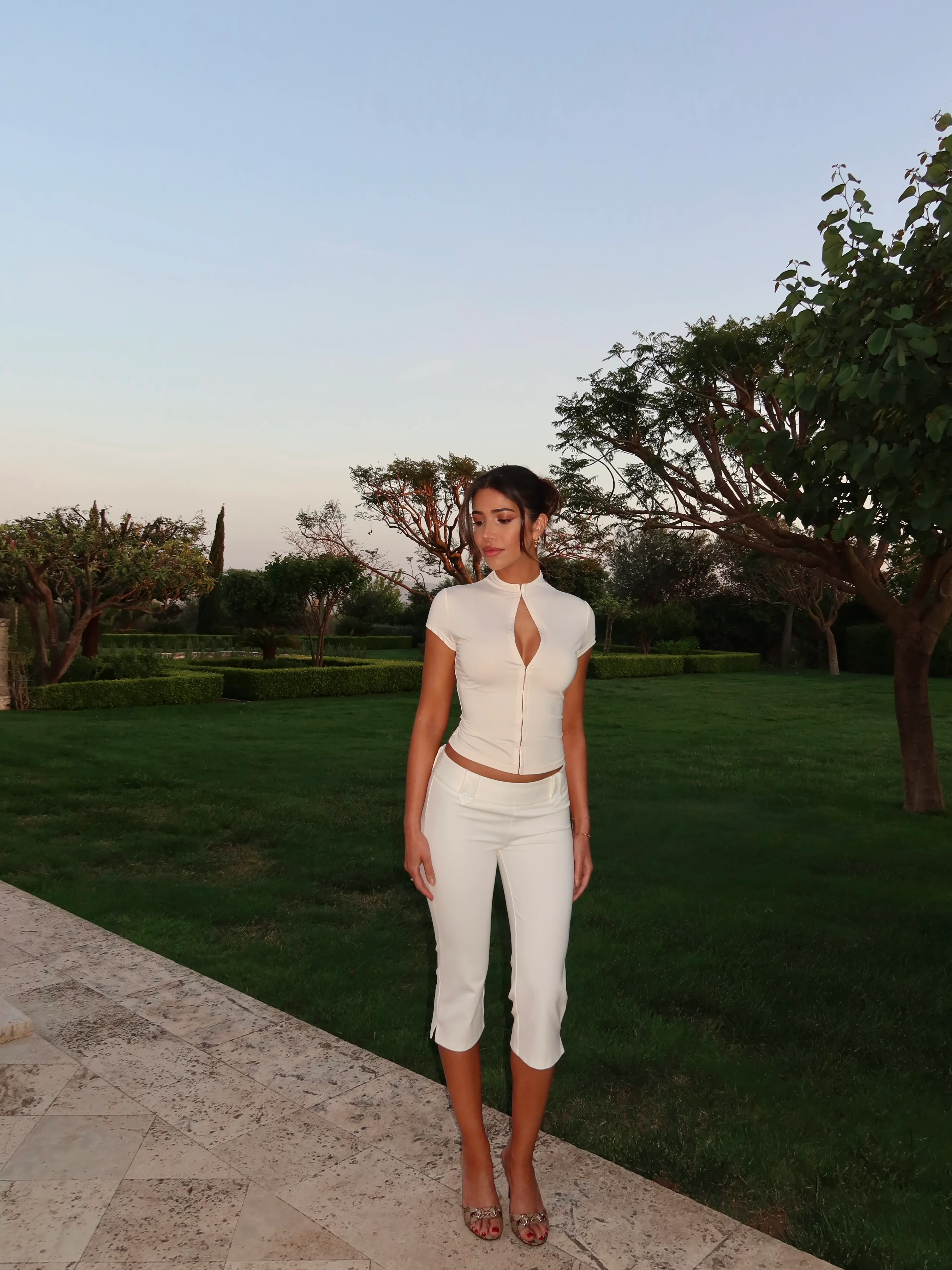 Ava top - Cream  - Image 11