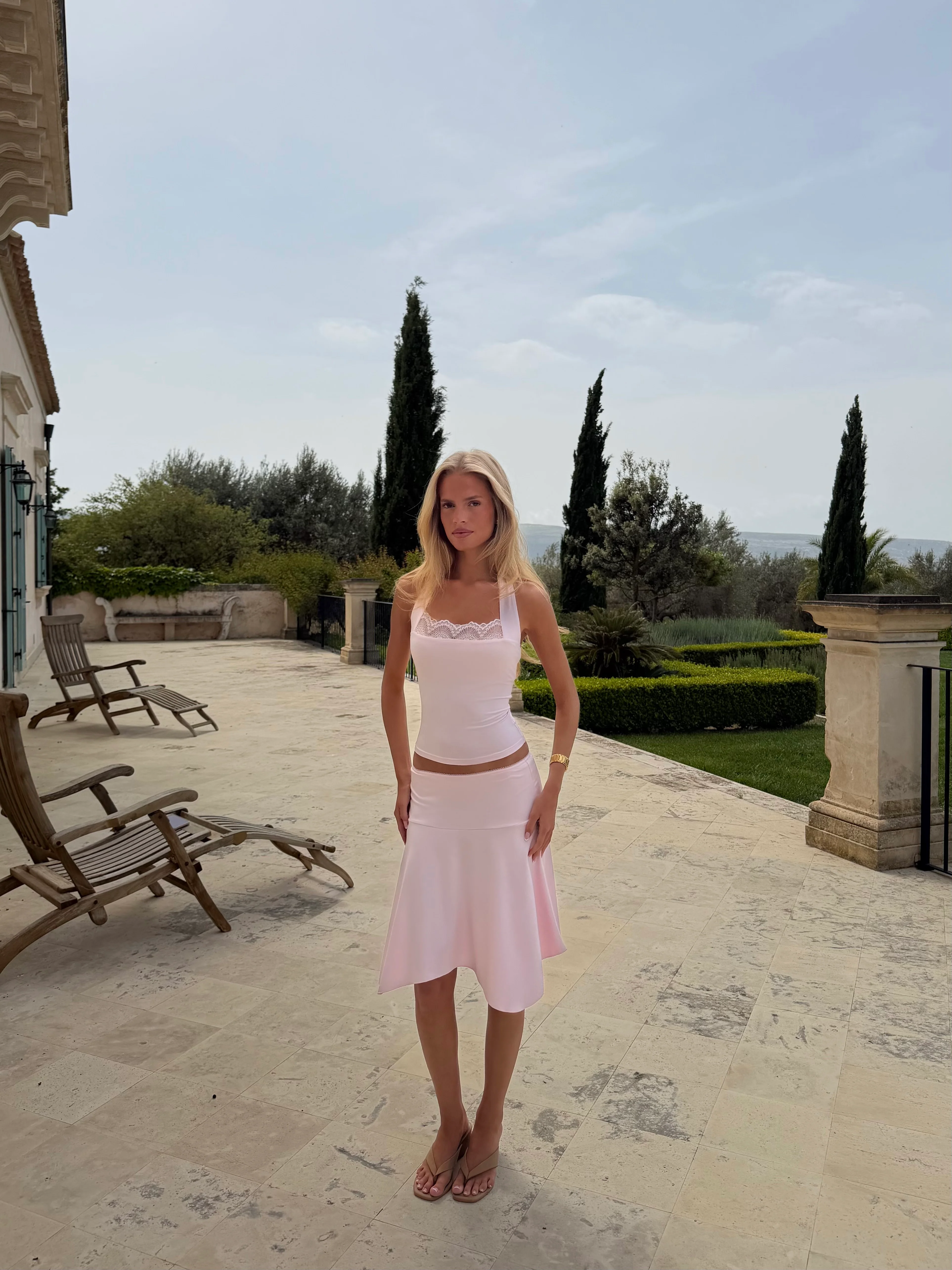Elia lace top - Light pink - Image 13