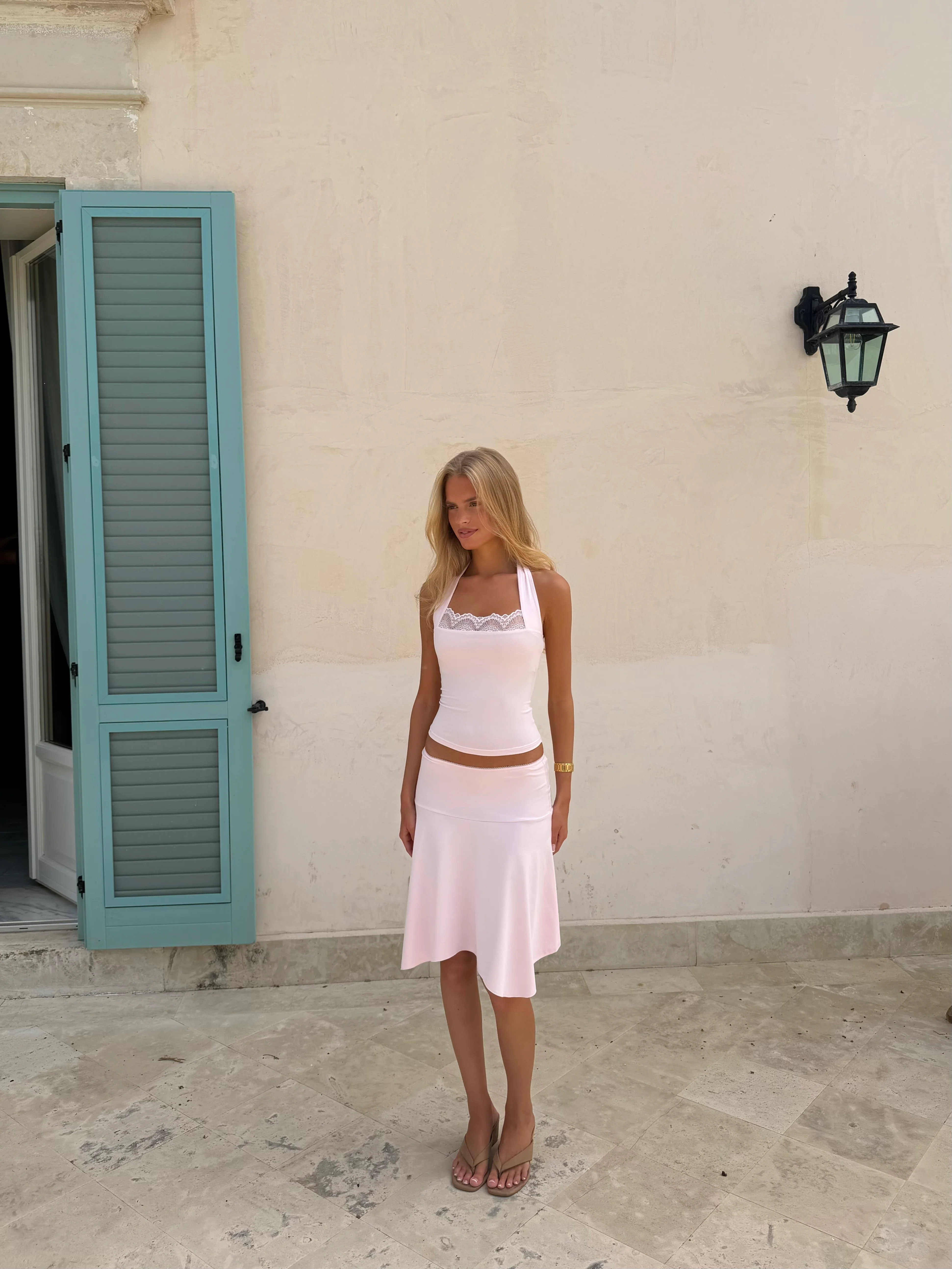 Elia lace top - Light pink - Image 2