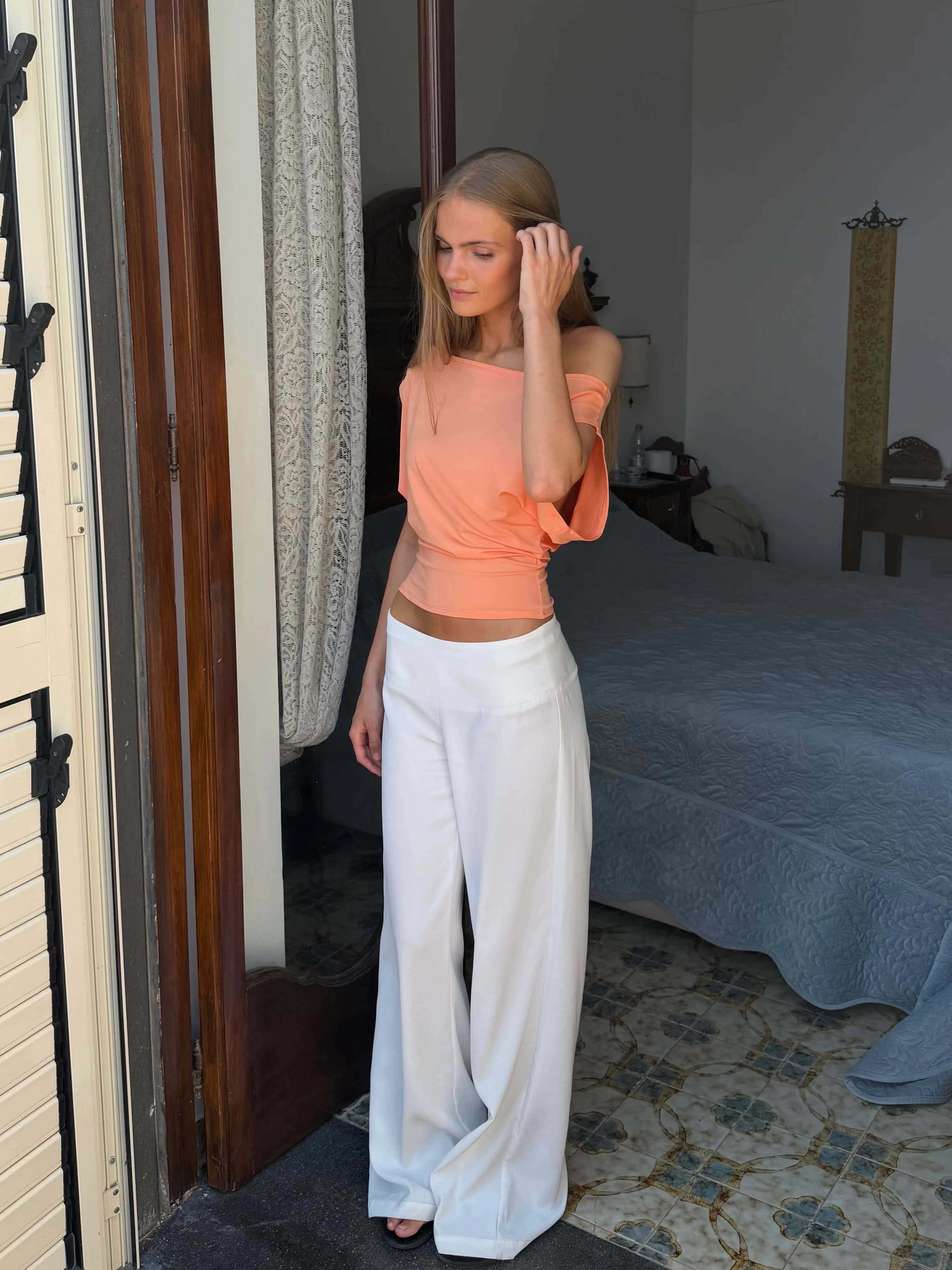 Hera Basic Top - Orange - Image 3
