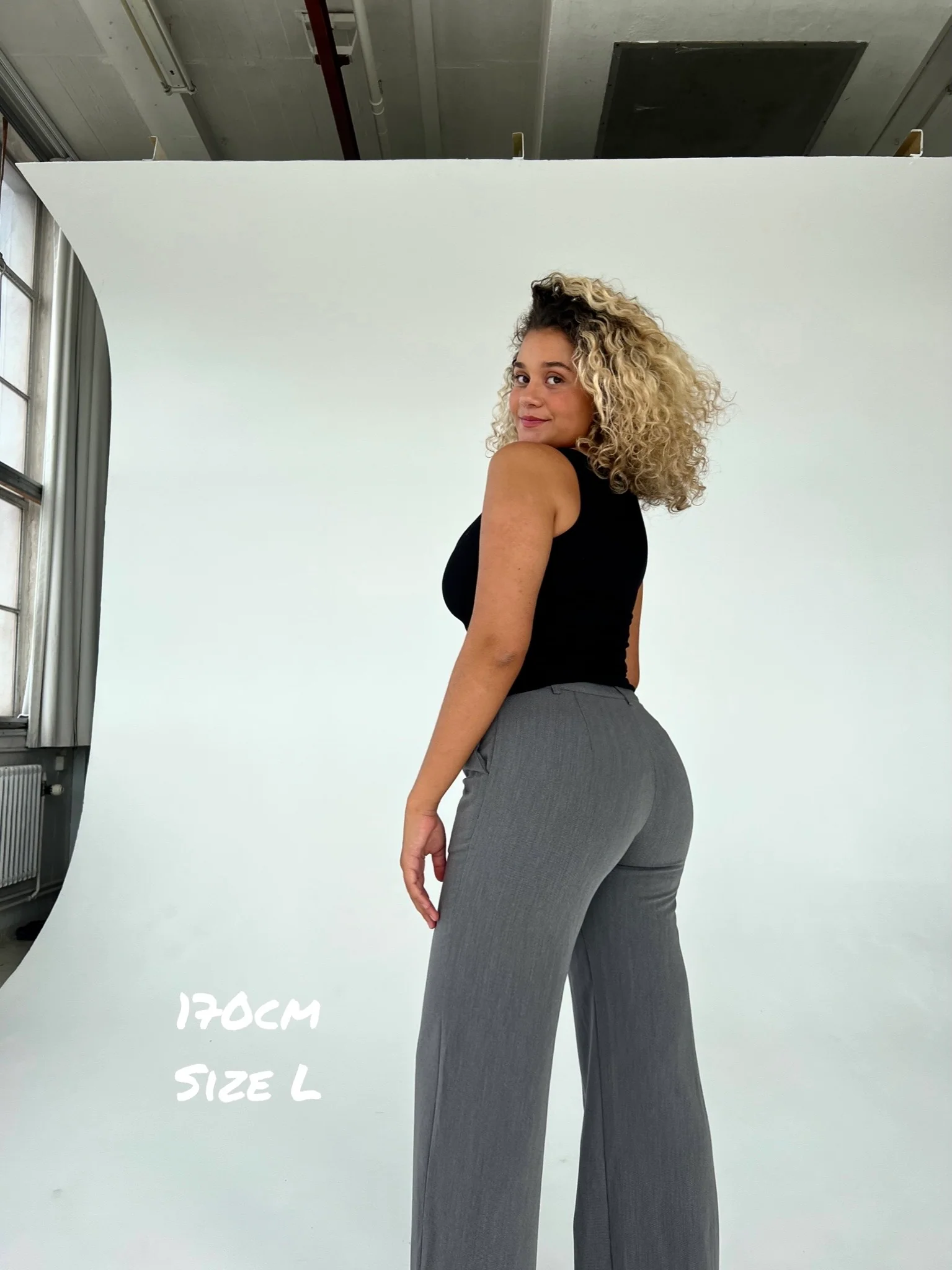 NEW Vera Wide trousers - dark grey - Image 2
